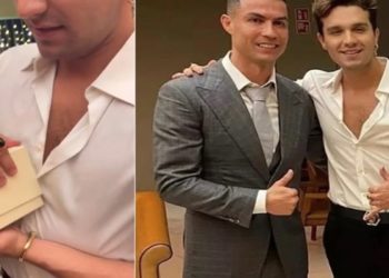 Luan Santana ganha presente de luxo de Cristiano Ronaldo avaliado em quase meio milhão; vídeo
