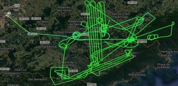 buscas por helicoptero desaparecido