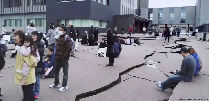 Japão emite alerta de tsunami após forte terremoto