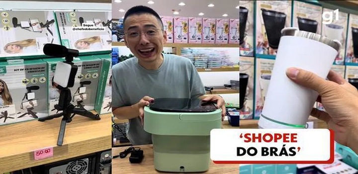 loja no brás que vende produtos da shopee
