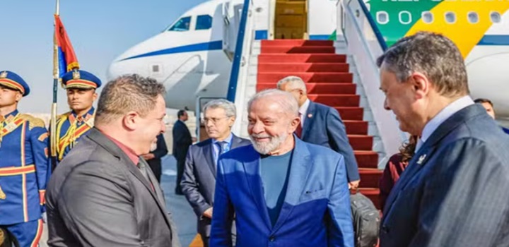 viagem de lula ao egito