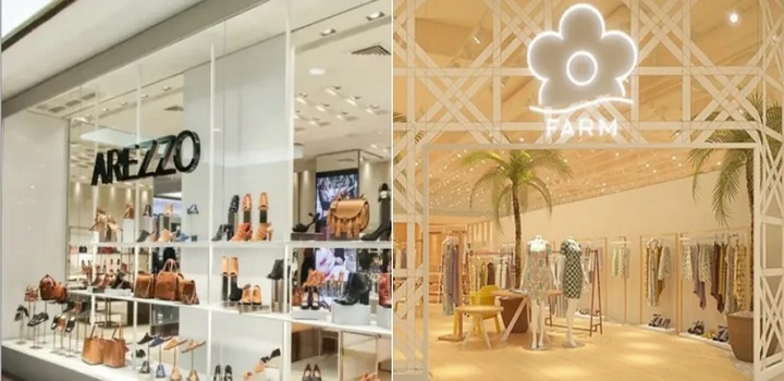 fusão entre arezzo e soma e farm