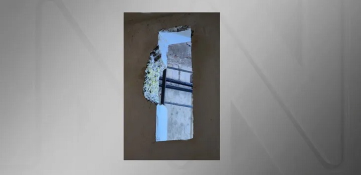 Presos fizeram buraco na penitenciária de Mossoró para escapar; veja imagem