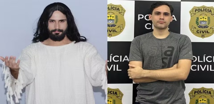 Ator conhecido por interpretar Jesus Cristo em espetáculos no PI é preso por violência doméstica em Teresina