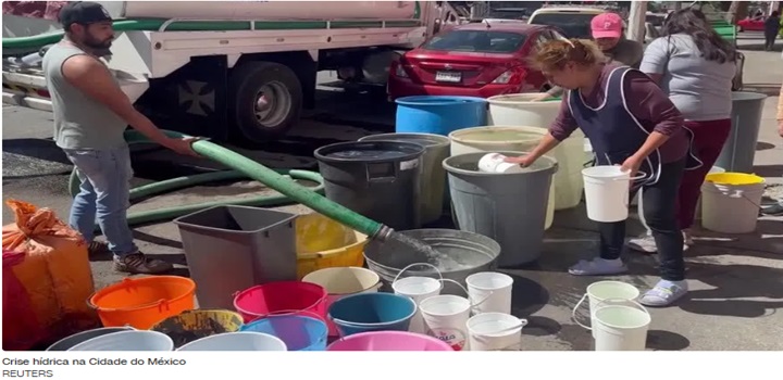 falta de agua na cidade do mexico