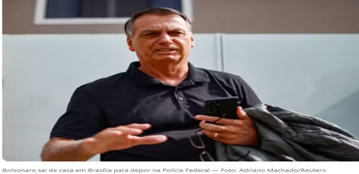 Bolsonaro vai à PF, mas fica em silêncio sobre suposta tentativa de golpe, diz defesa
