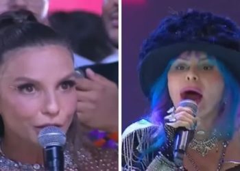 Ivete Sangalo e Baby do Brasil discutem o apocalipse
(Reprodução/Band Folia)
