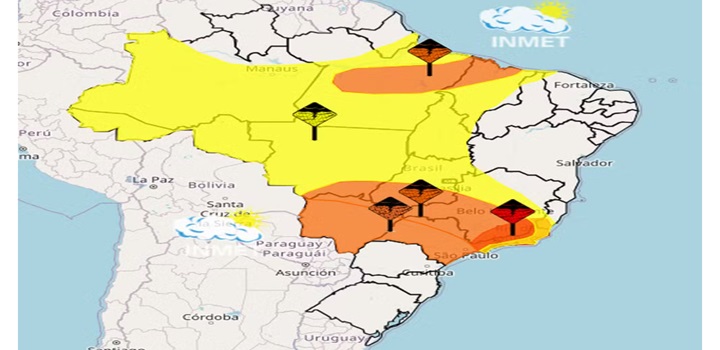 ALERTA DE CHUVAS NO RJ
