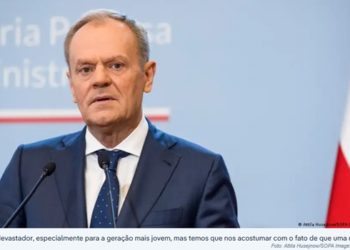 Europa entrou na "era pré-guerra", diz premiê da Polônia