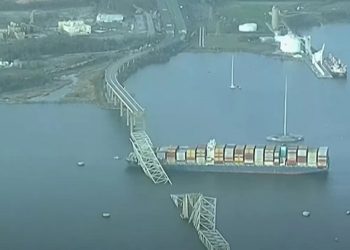 acidente ponte baltimore EUA