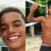 João Mendes, de 19 anos, participou de atividade junto com outros jovens do clube na quarta-feira