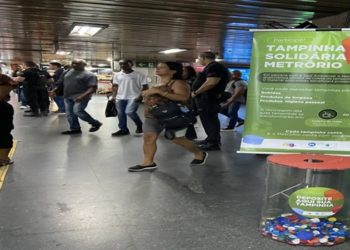 MetrôRio e Instituto Soul Ambiental lançam campanha ‘Tampinha Solidária’ em sete estações do sistema metroviário