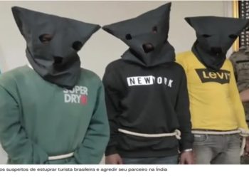 Polícia divulga imagem de suspeitos de estuprar turista brasileira na Índia