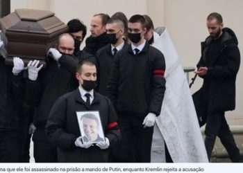 enterrro de navalny