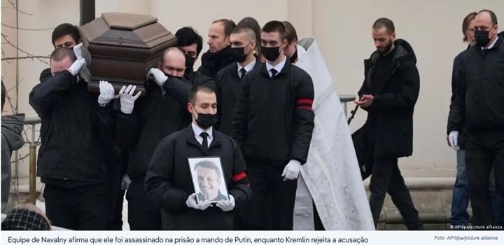 enterrro de navalny