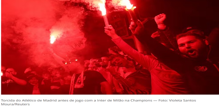 Torcida do Atlético de Madrid chama Vinicius Junior de chimpanzé antes de duelo na Champions