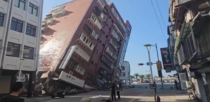 terremoto em taiwan