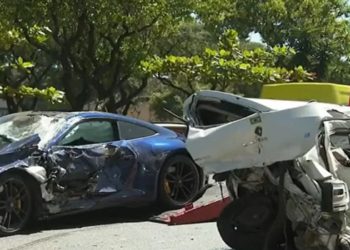 acidente porsche