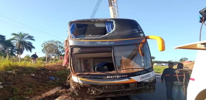acidente onibus na bahia