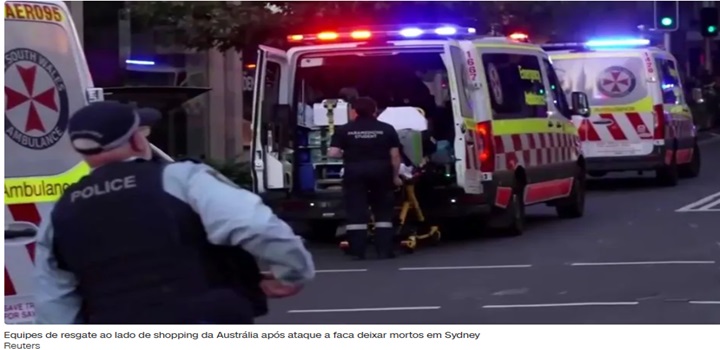 Ataque a faca deixa pelo menos seis mortos em shopping de Sydney
