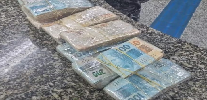 Motorista é encontrado com R$ 175 mil em espécie na Av. Brasil e diz que dinheiro pertence a deputado federal