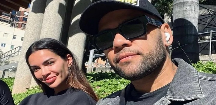 joana sanz e daniel alves foto recente