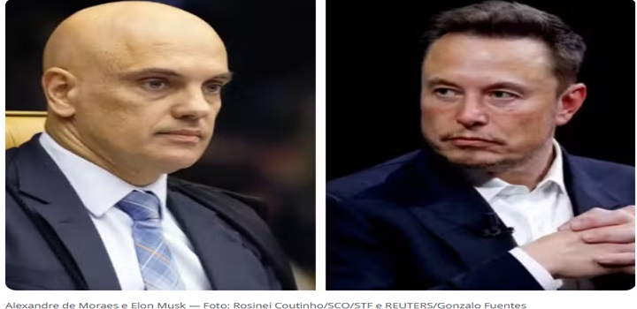 Elon Musk volta a atacar Moraes e chama ministro de 'ditador brutal'
