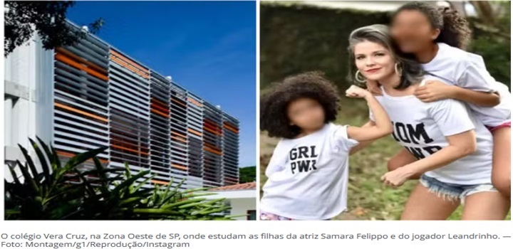 Escola suspende por tempo indeterminado alunas acusadas de racismo contra filha da atriz Samara Felippo em SP