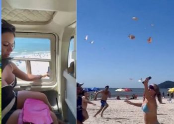 A chuva de dinheiro usando helicópteros é uma tendência recente que começou entre bilionários e passou a ser imitada por influenciadores digitais em busca de engajamento e projeção.