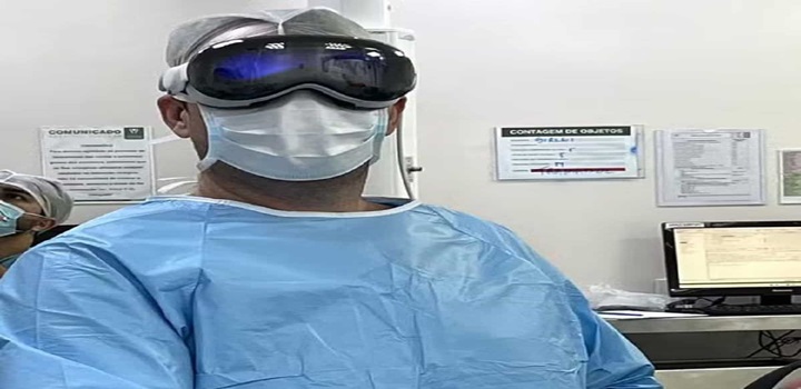 Apple Vision Pro é usado em cirurgia no Brasil