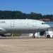 A aeronave KC-30da FAB decolou nesta tarde da Base Aérea de São Paulo (BASP), em Guarulhos (SP),