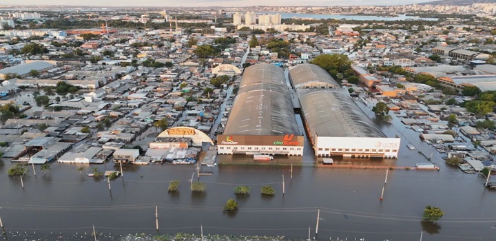 casas alagadas em porto alegre