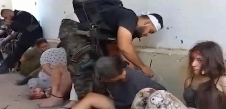 video de refens do hamas