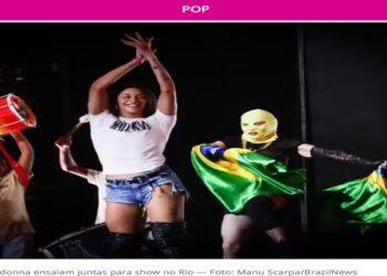 Pabllo Vittar abraça e dança com Madonna em ensaio