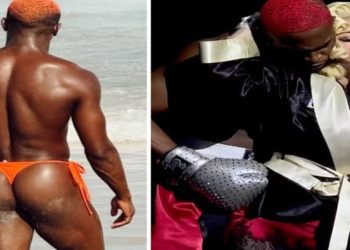 bailarino de Madonna em praia do RJ