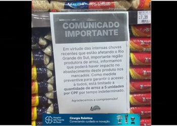 Arroz deve ficar mais caro devido à tragédia no Rio Grande do Sul