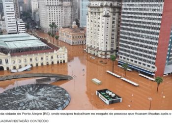 Guaíba volta a ultrapassar nível da enchente histórica de 1941