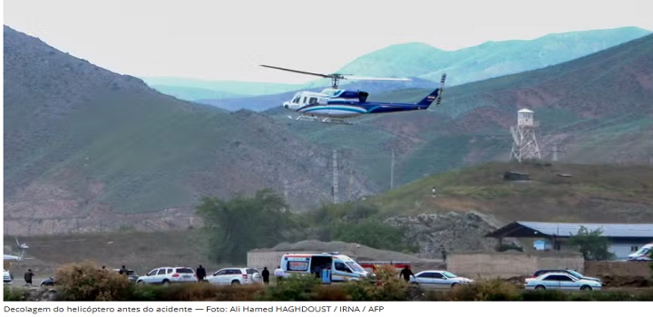 helicoptero do presidente do irã