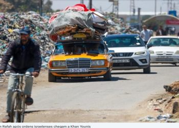 Israel ataca áreas perto de Rafah, no sul de Gaza