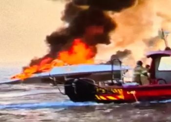 lancha explode em cabo frio