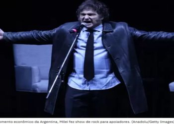 Argentina encolhe 8% e Milei faz show de rock: “sou o rei de um mundo perdido”