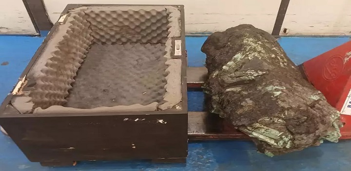 pedra preciosas arrematada em leilão da receita