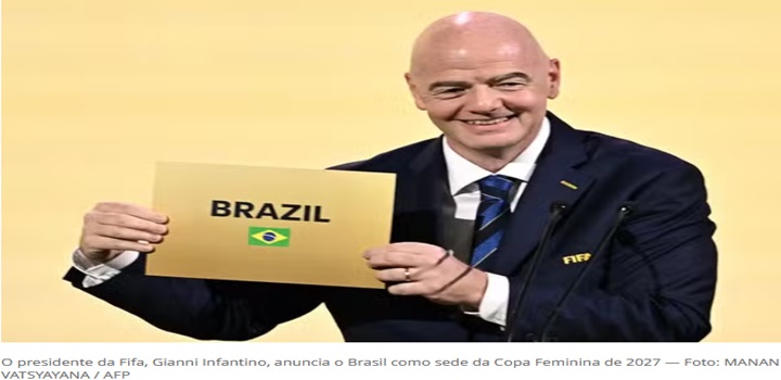 Brasil será sede da Copa do Mundo Feminina de 2027
