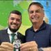 Jair Bolsonaro e o presidente da Alerj Rodrigo Bacellar: apoio na eleição em Campos dos Goytacazes-RJ