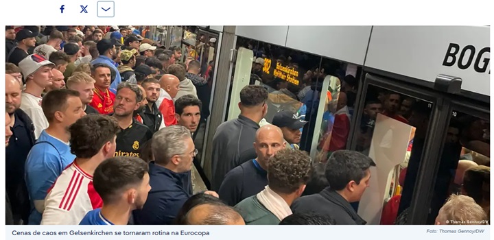 problemas na eurocopa