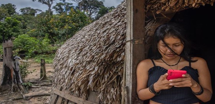 Indígenas na Amazônia recebem internet da Starlink