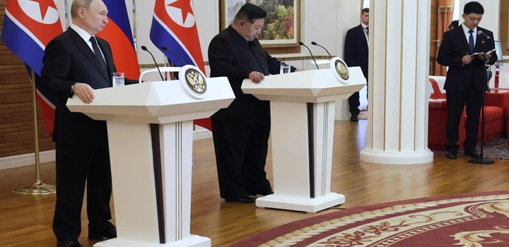 novo tratado Rússia-Coreia do Norte prevê ajuda mútua em caso de agressão externa