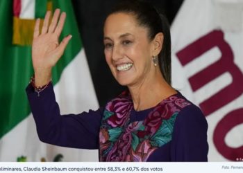 Claudia Sheinbaum é primeira mulher presidente do México