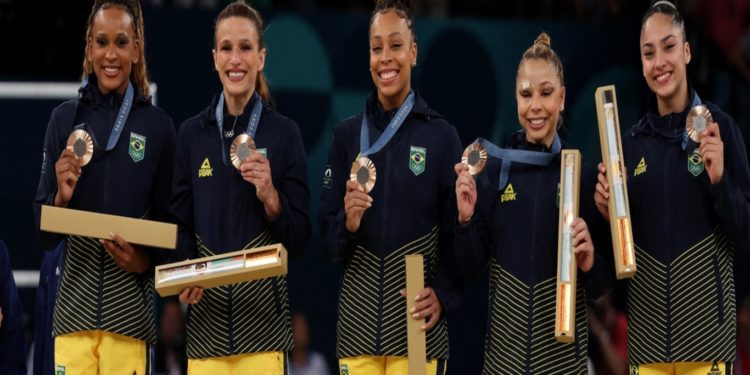 GINASTICA DO BRASIL MEDALHA DE BRONZE