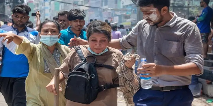 protestos em bangladesh